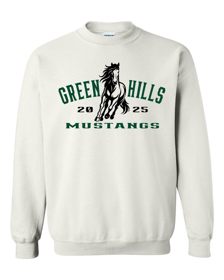Green Hills non hooded sweatshirt Design 20