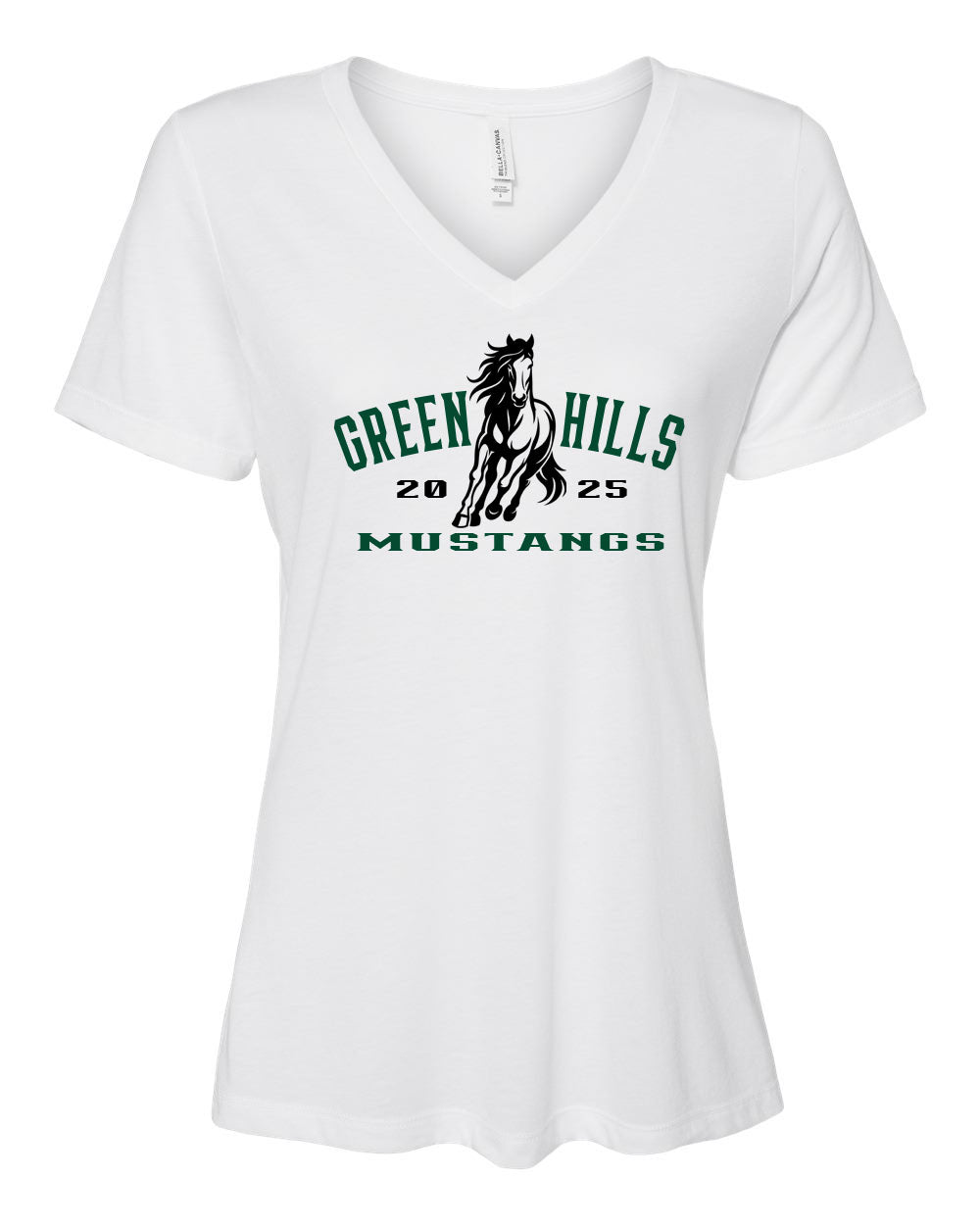 Green Hills V-neck T-Shirt Design 20