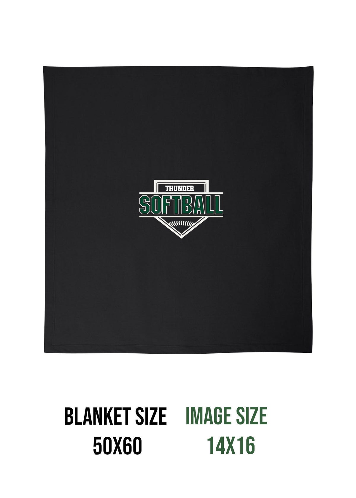 Green Thunder Design 1 Blanket