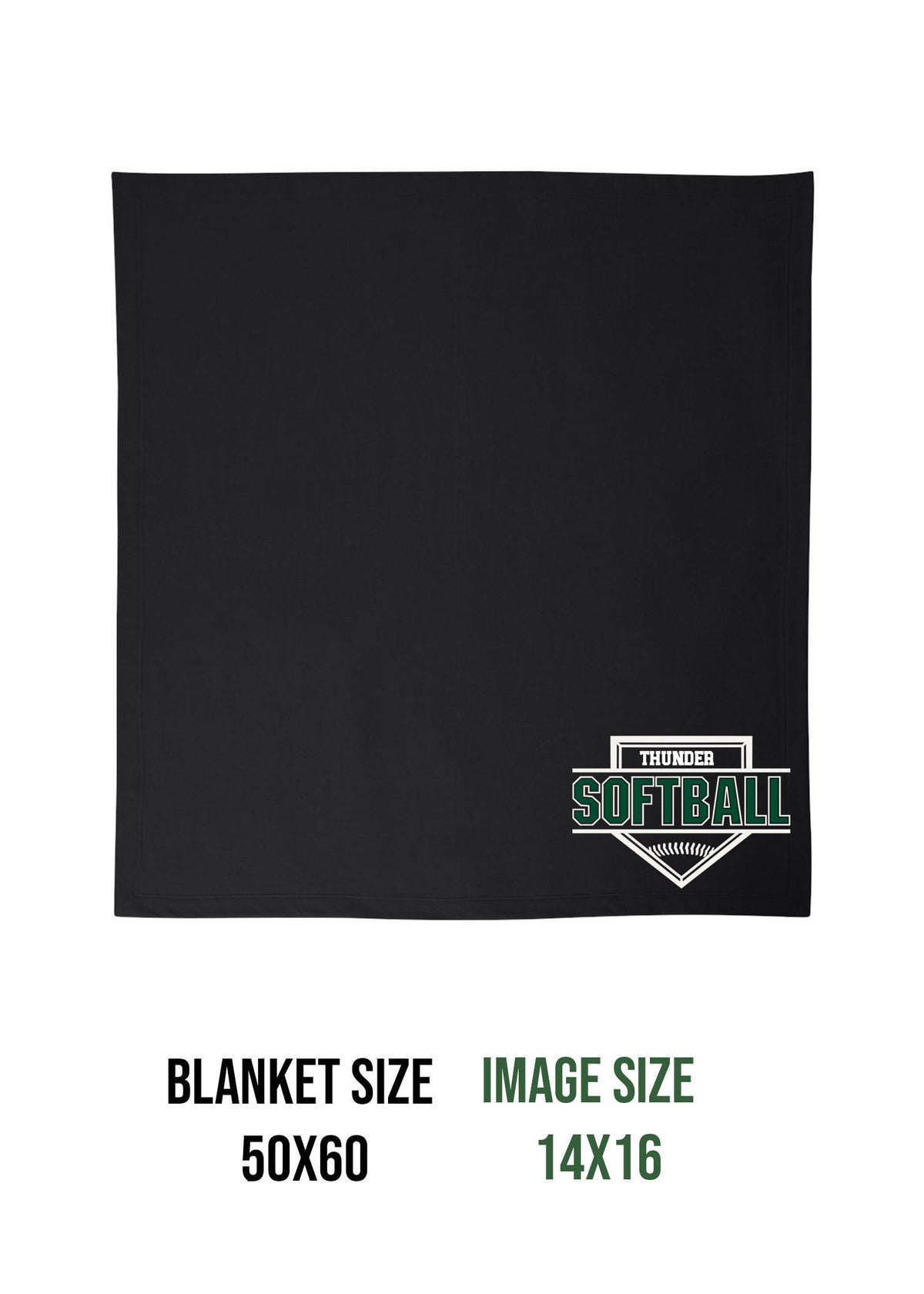 Green Thunder Design 1 Blanket