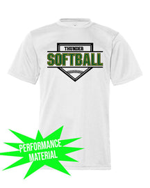 Green Thunder Performance Material T-Shirt Design 1
