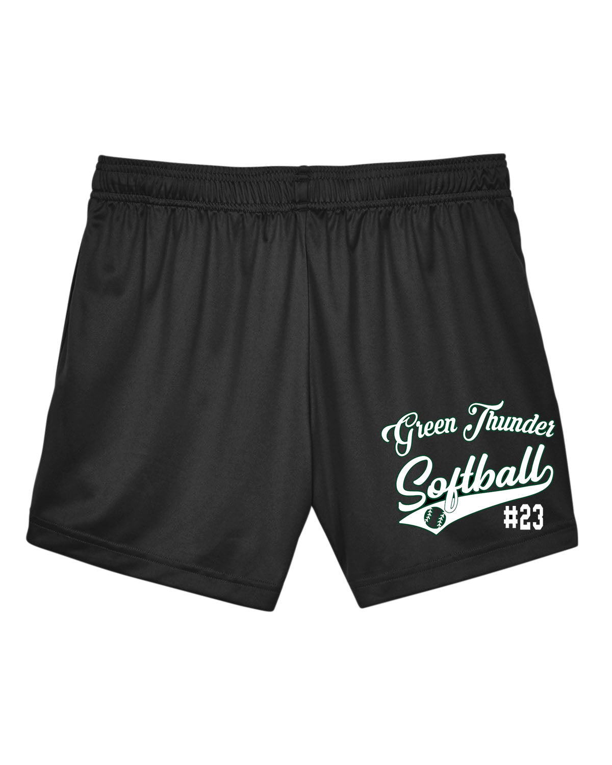 Green Thunder Performance Design 2 Ladies Shorts