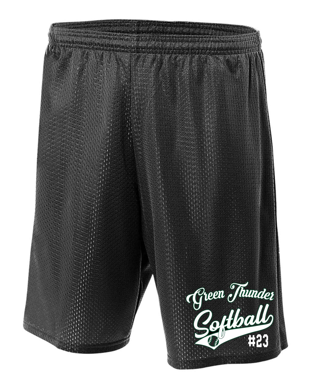 Green Thunder Design 2 Mesh Shorts