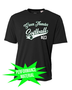 Green Thunder Performance Material T-Shirt Design 2