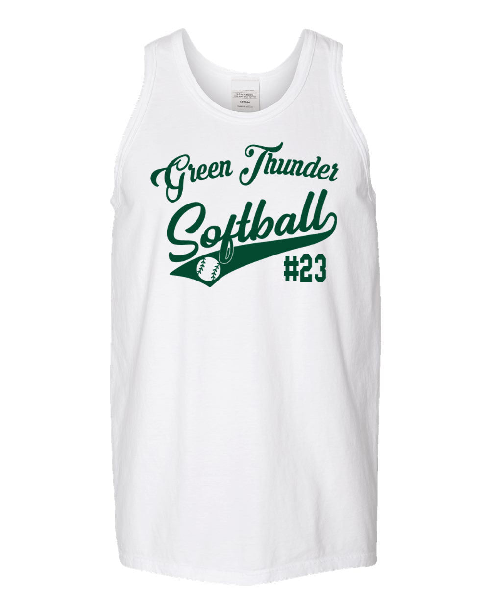 Green Thunder design 2 Muscle Tank Top