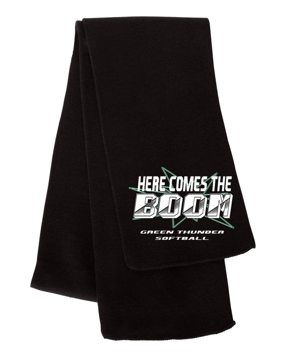 Green Thunder Design 3 Scarf