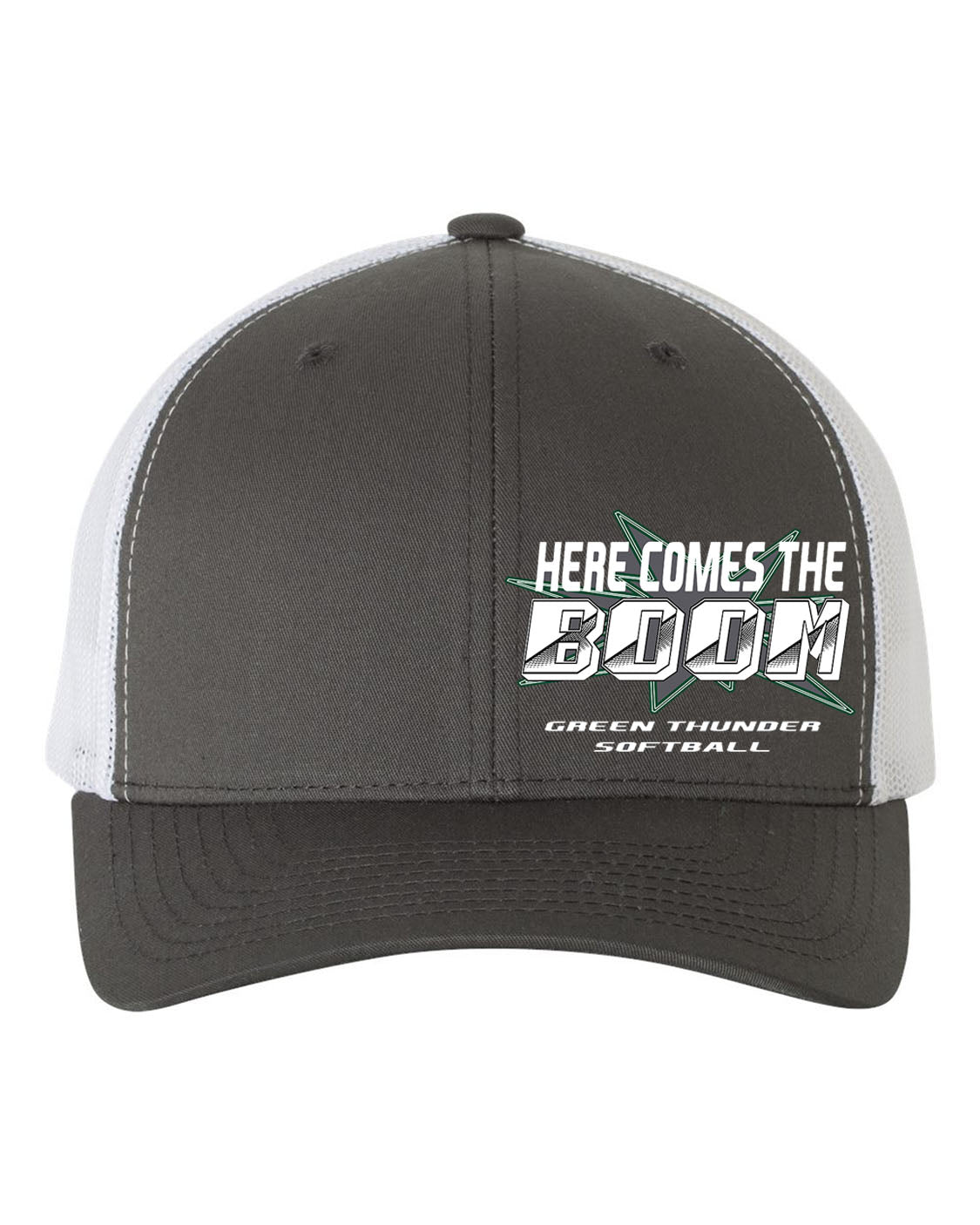 Green Thunder Design 3 Trucker Hat