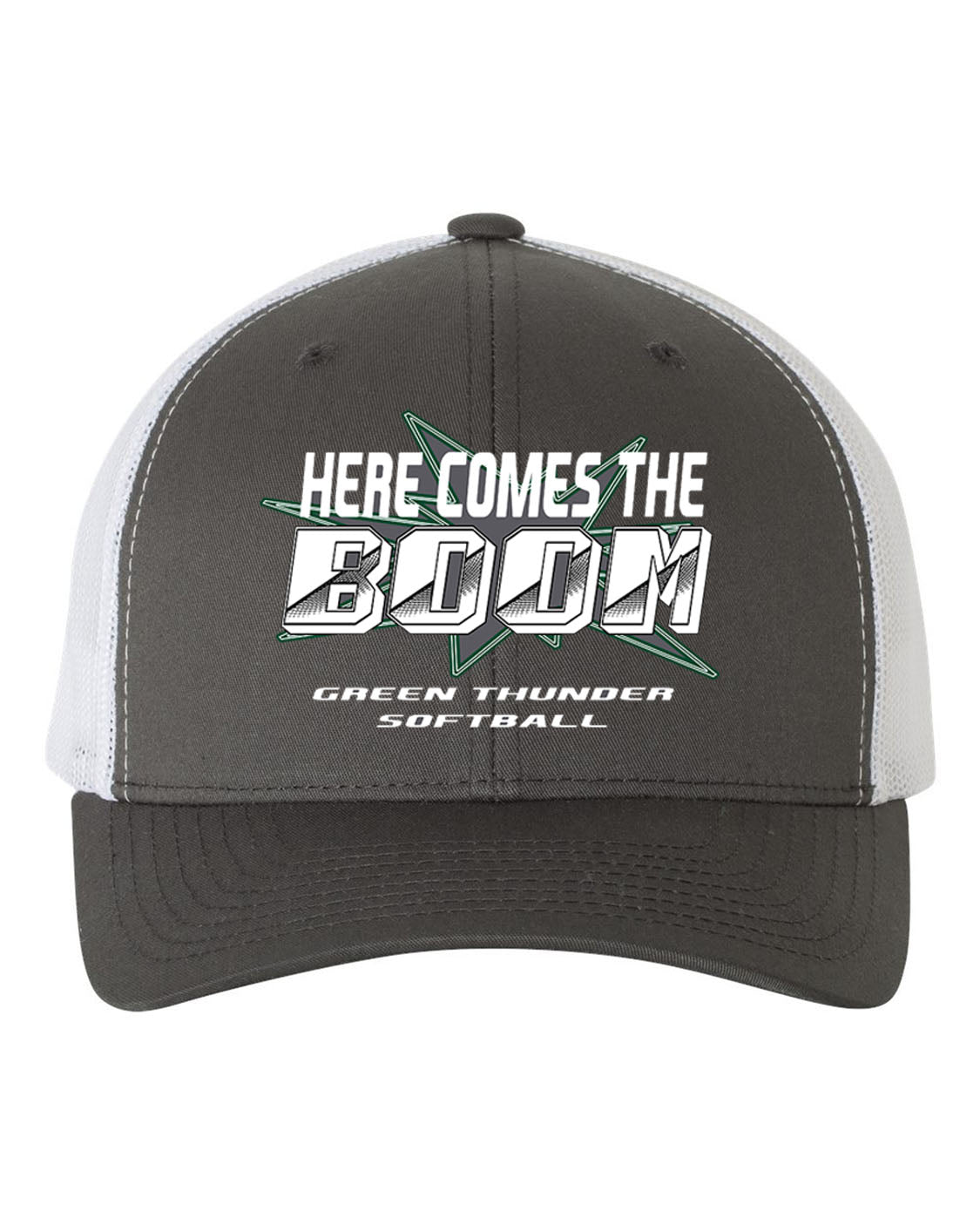 Green Thunder Design 3 Trucker Hat