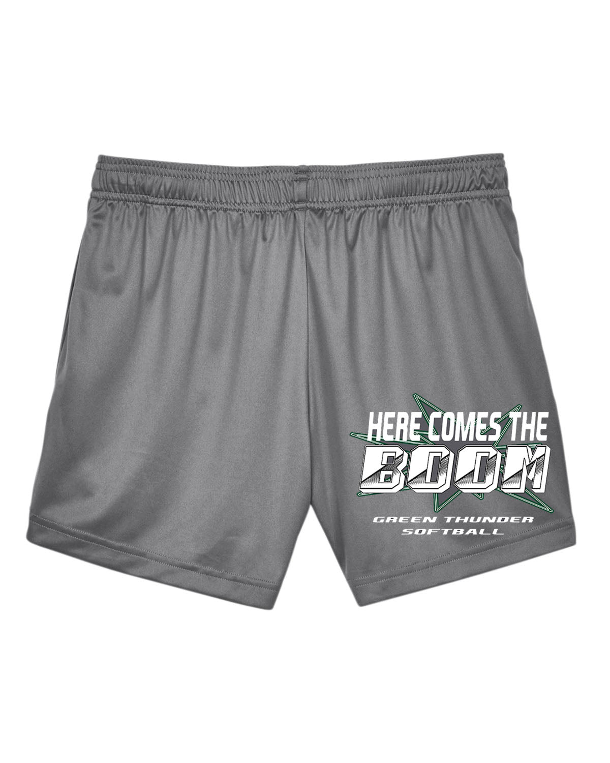 Green Thunder Performance Design 3 Ladies Shorts