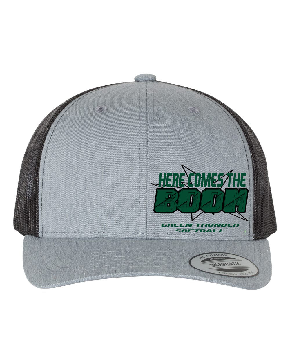 Green Thunder Design 3 Trucker Hat