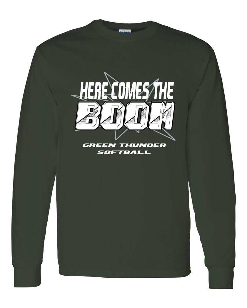 Green Thunder design 3 Long Sleeve Shirt