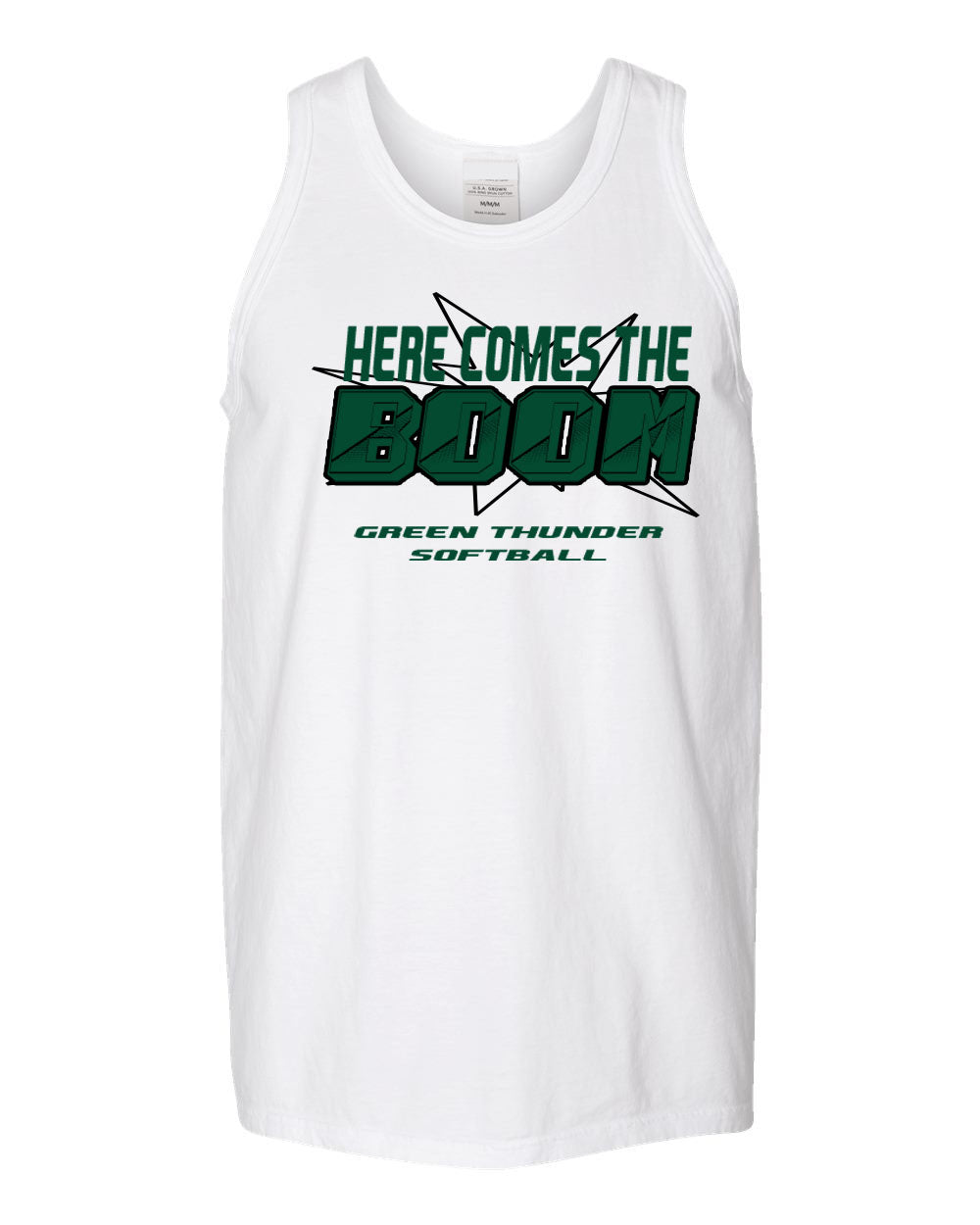 Green Thunder design 3 Muscle Tank Top