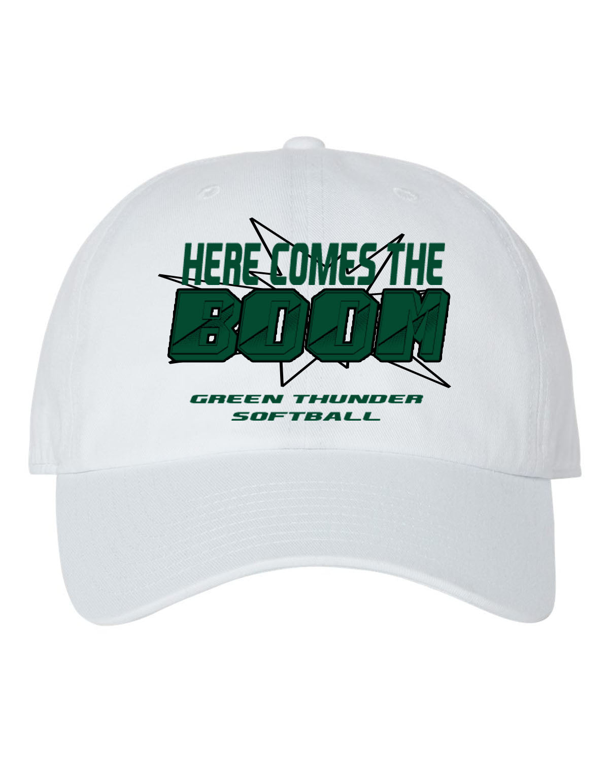 Green Thunder Design 3 Trucker Hat