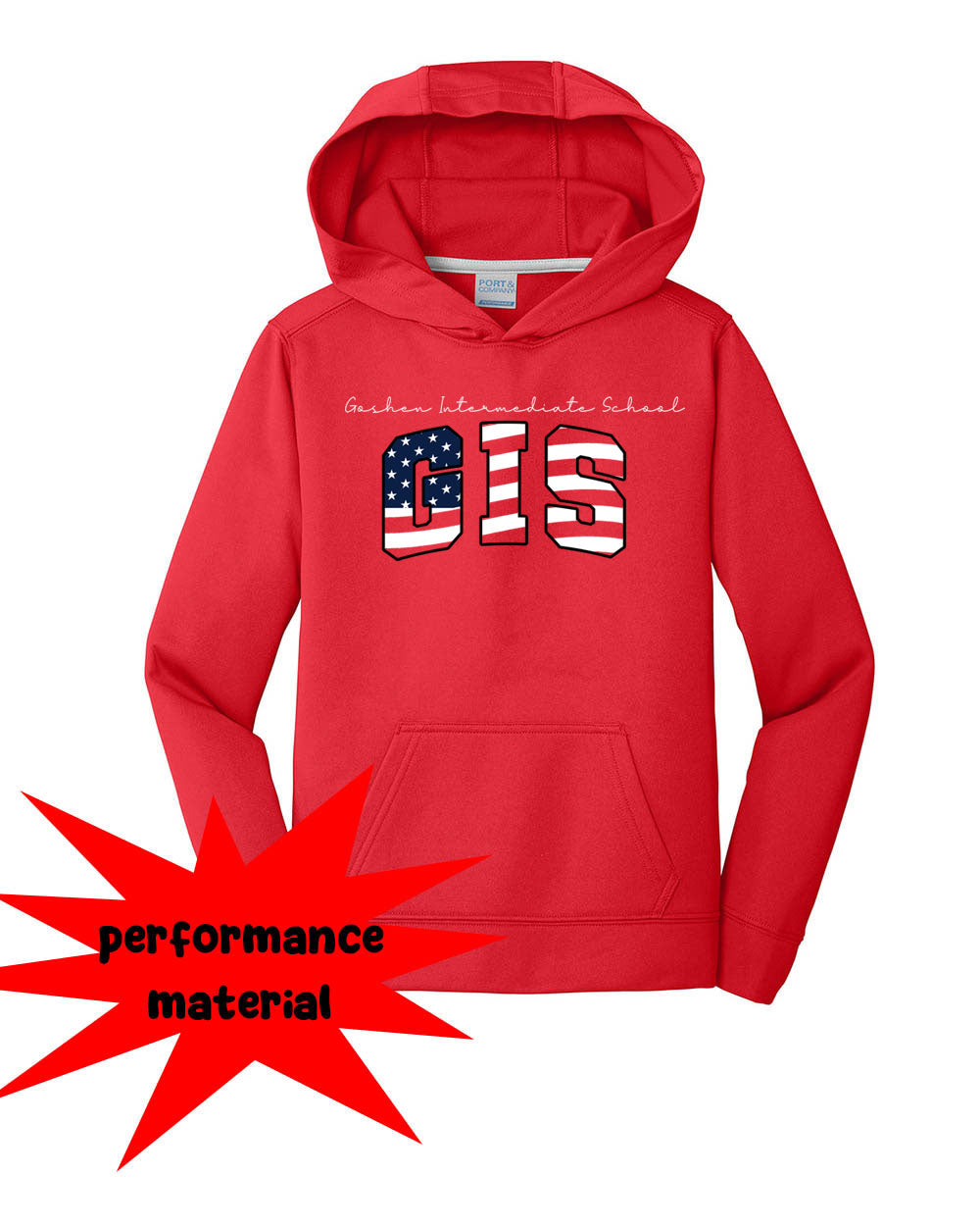 Goshen School Performance Hooded Sweatshirt Design 8