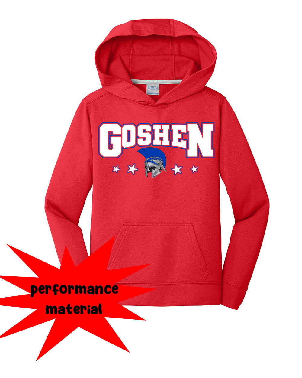 Goshen School Performance Hooded Sweatshirt Design 9