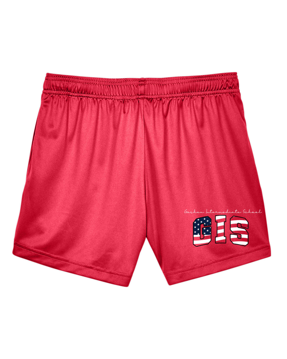 Goshen School Ladies Performance Shorts Design 8