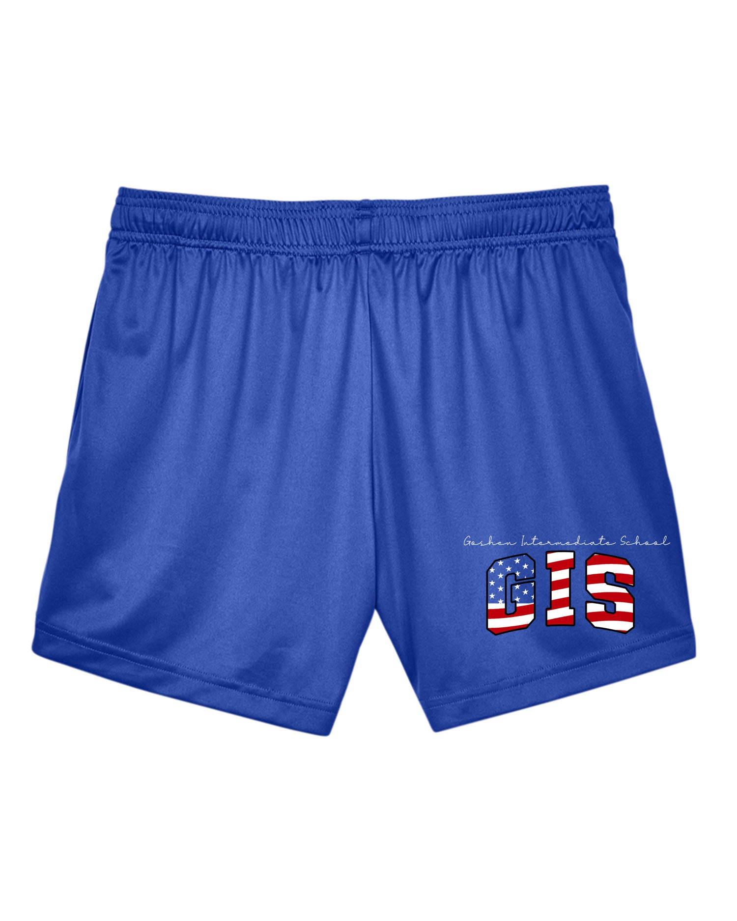 Goshen School Ladies Performance Shorts Design 8