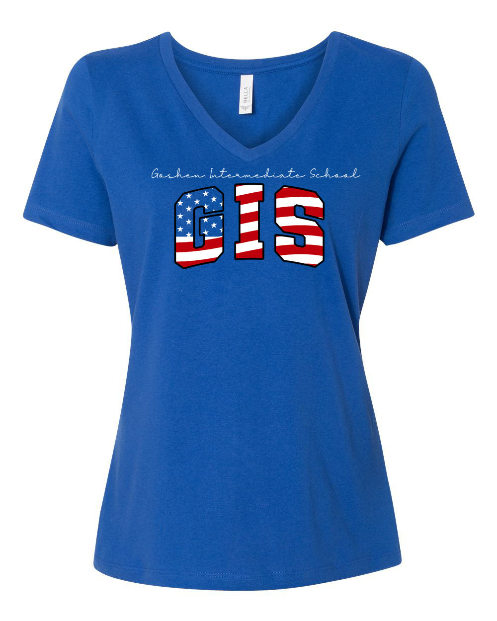 Goshen School V-neck T-Shirt Design 8