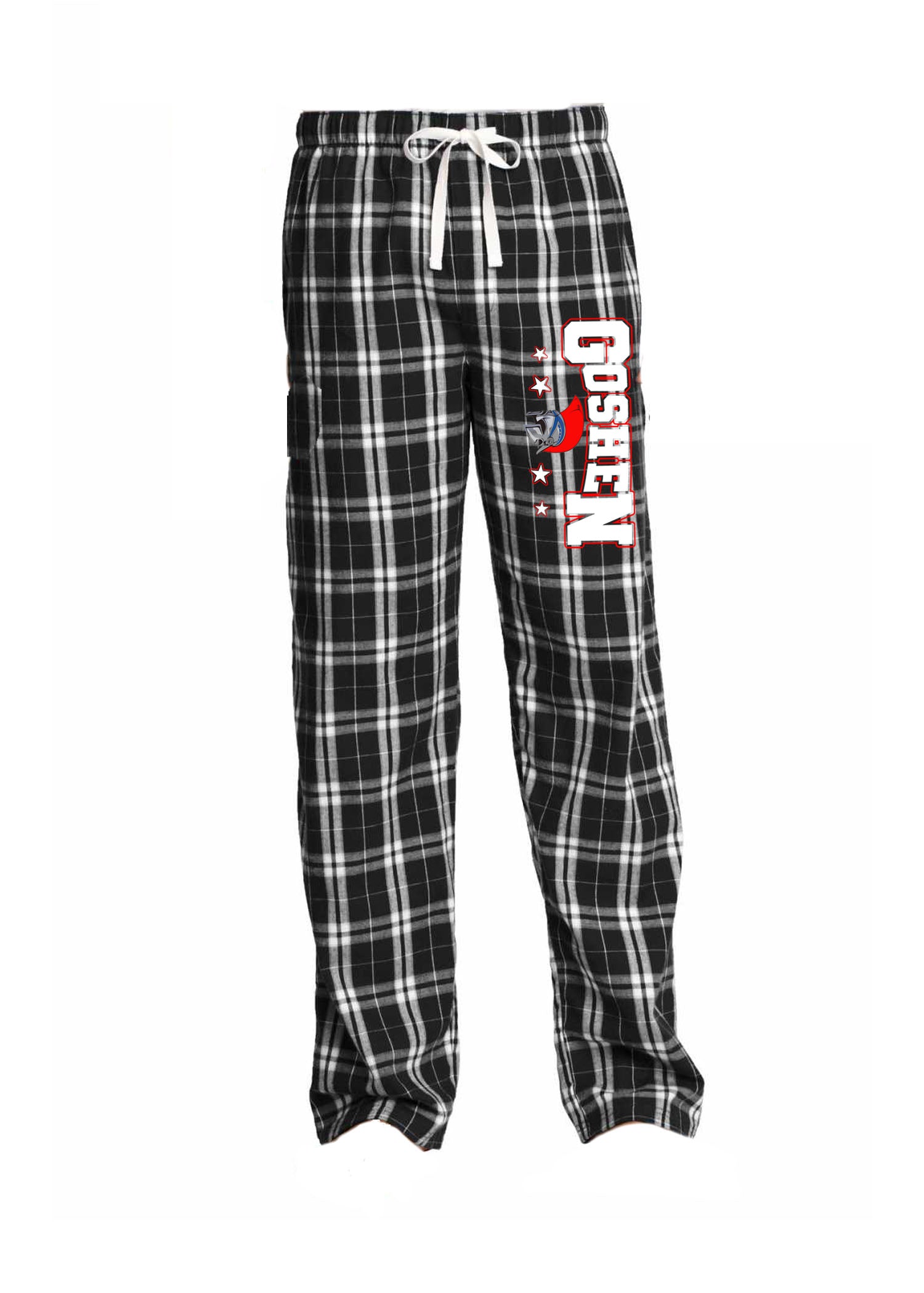 Goshen School Flannel PJ Sweatpants Design 9