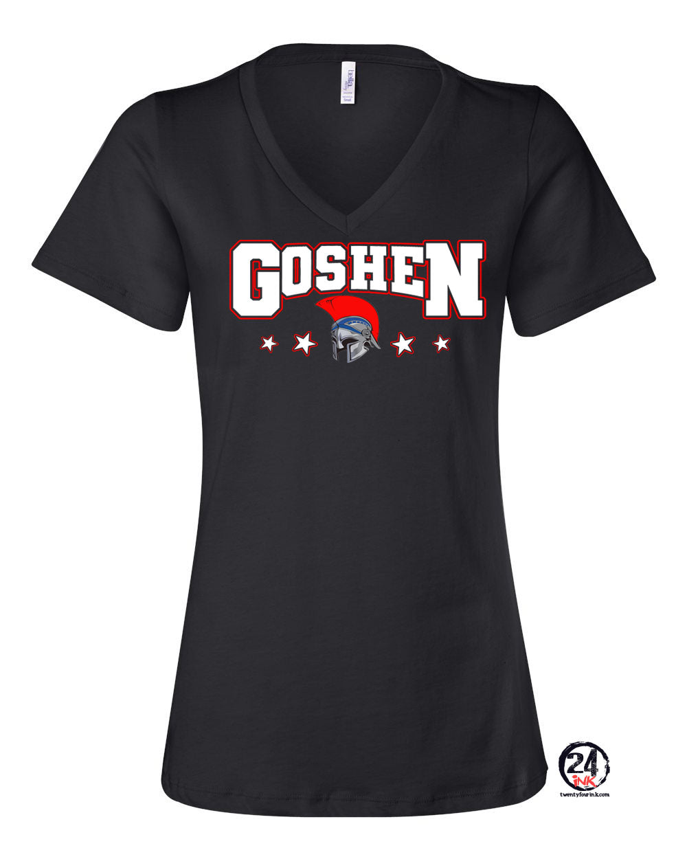 Goshen School V-neck T-Shirt Design 9