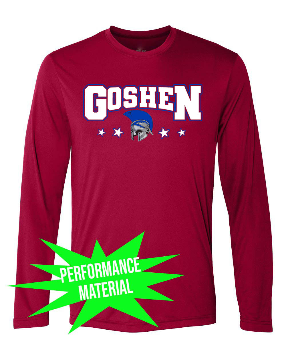 Goshen School Performance Material Long Sleeve Shirt Design 9
