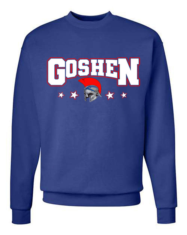 Goshen School non hooded sweatshirt Design 9