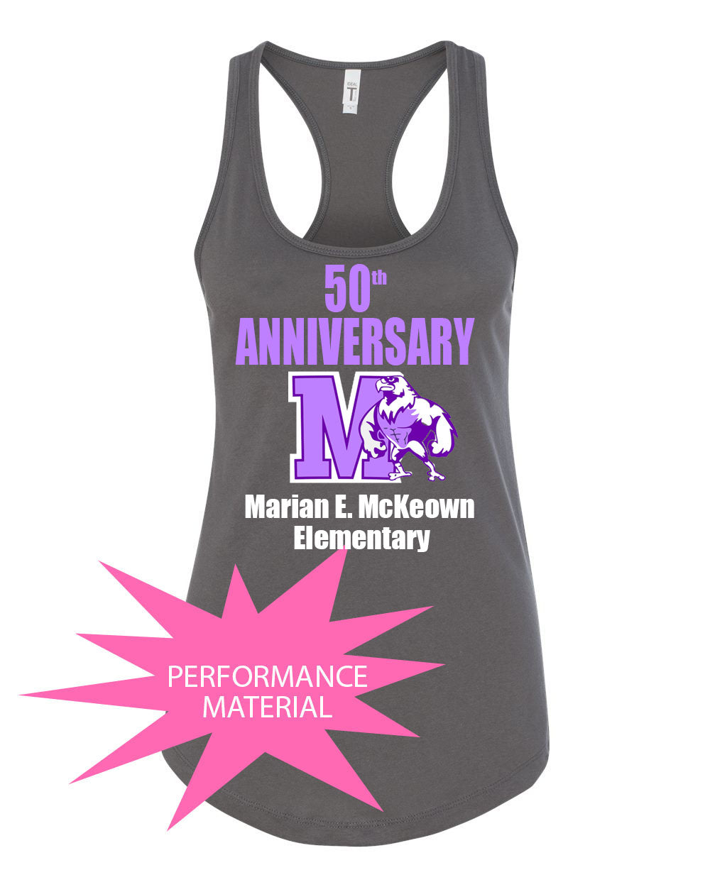 McKeown Design 14 Performance Racerback Tank Top