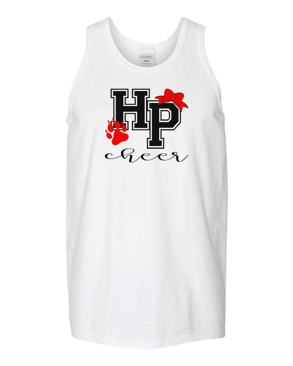 High Point Cheer design 3 Ladies Muscle Tank Top