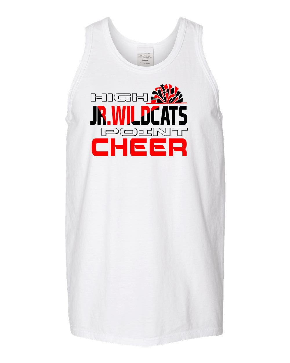 High Point Cheer design 5 Ladies Muscle Tank Top