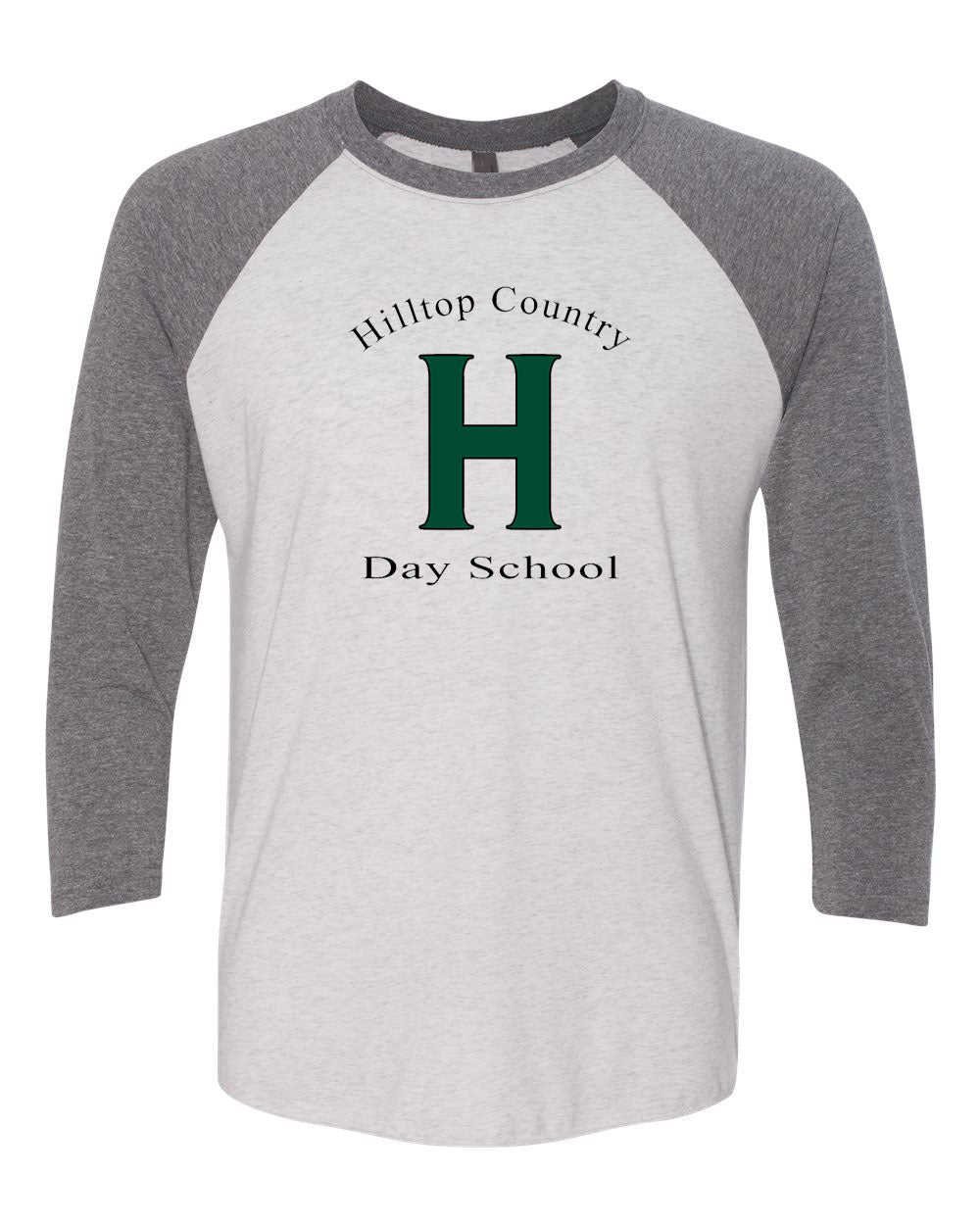 Hilltop School design 6 raglan shirt
