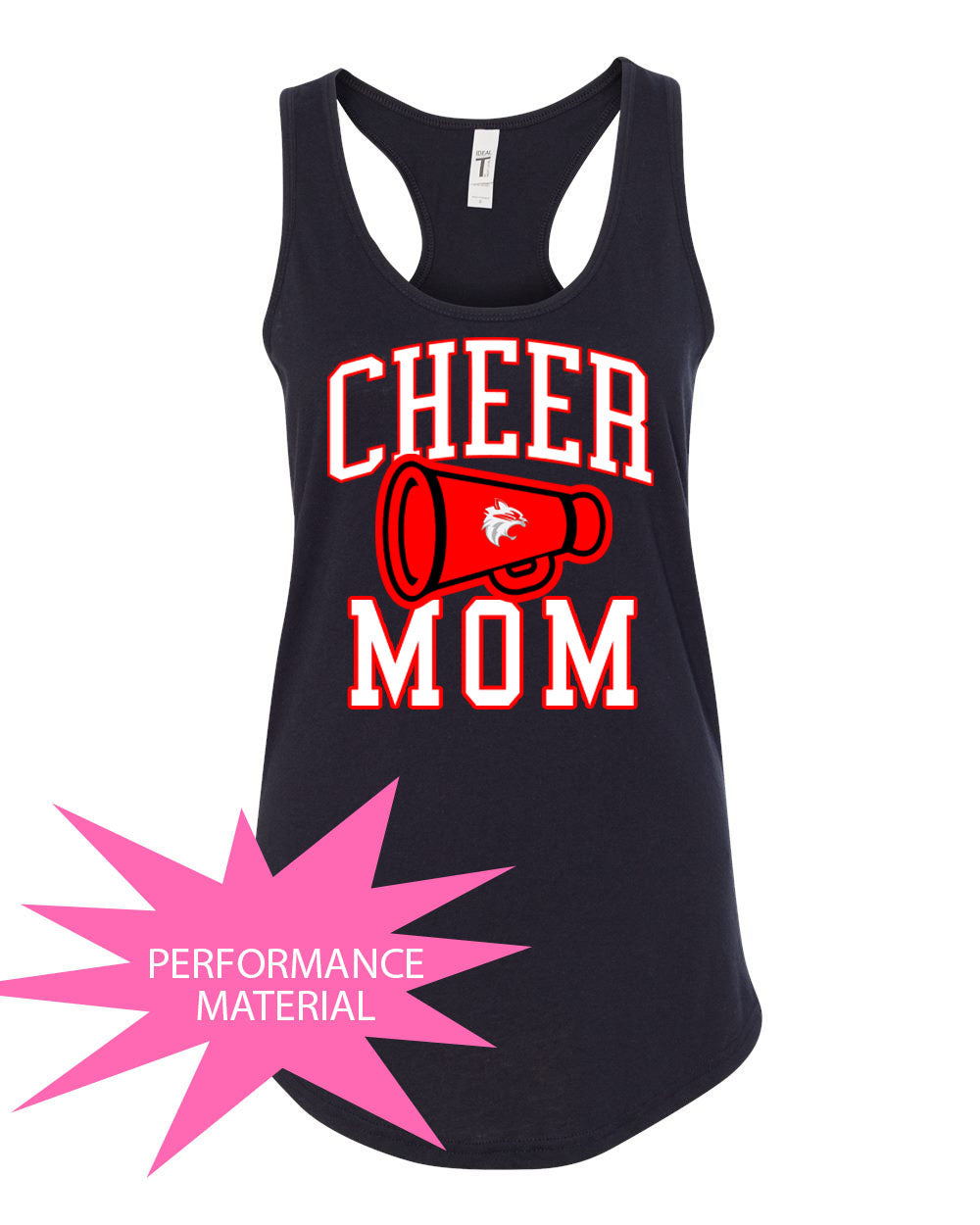 High Point Cheer Design 7 Performance Racerback Tank Top