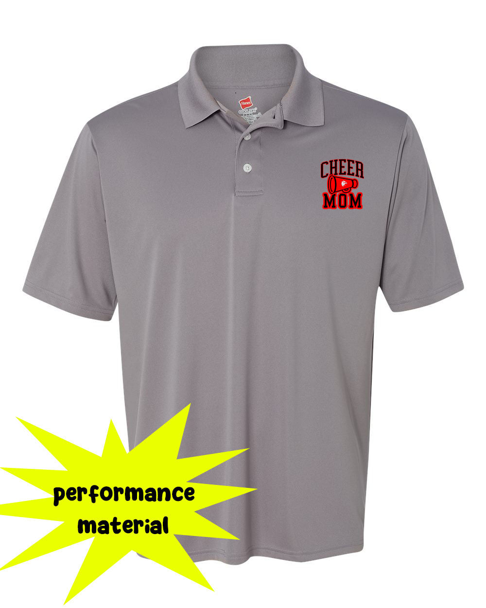 High Point Cheer Design 7 Performance Material Polo T-Shirt