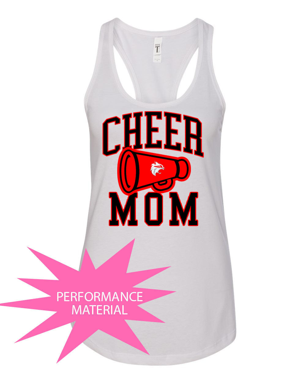 High Point Cheer Design 7 Performance Racerback Tank Top