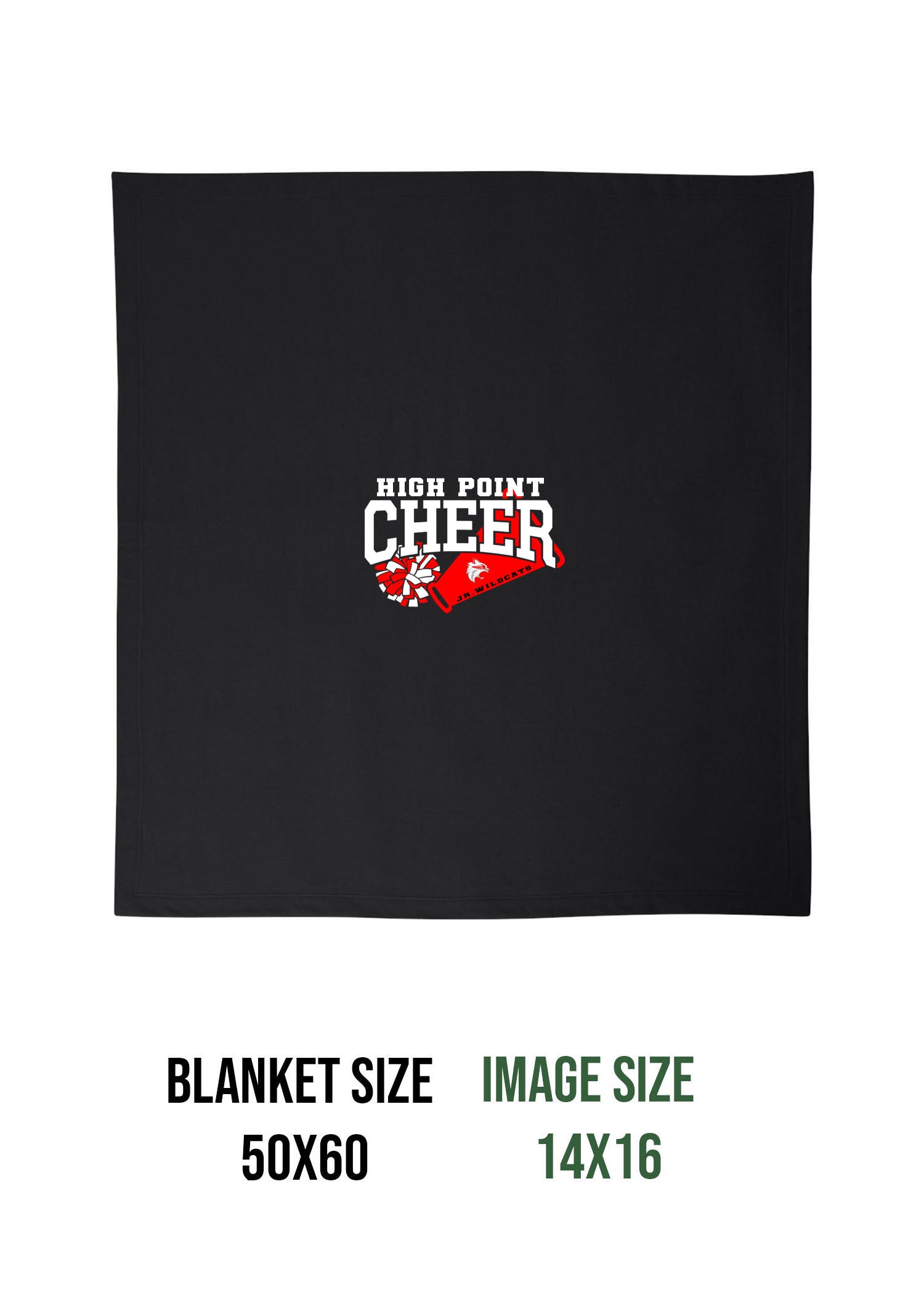 High Point Cheer Design 1 Blanket