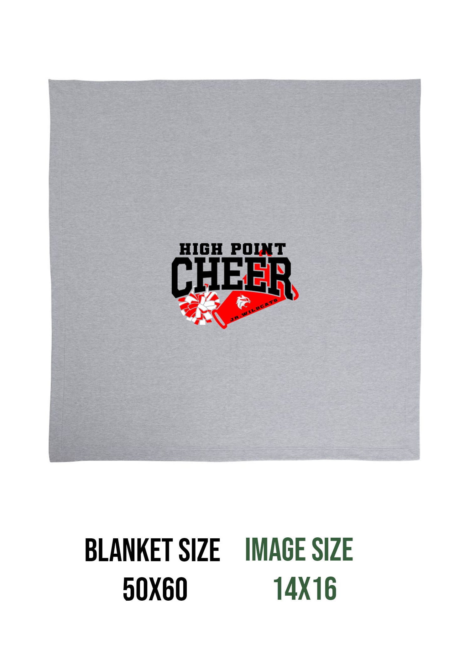 High Point Cheer Design 1 Blanket
