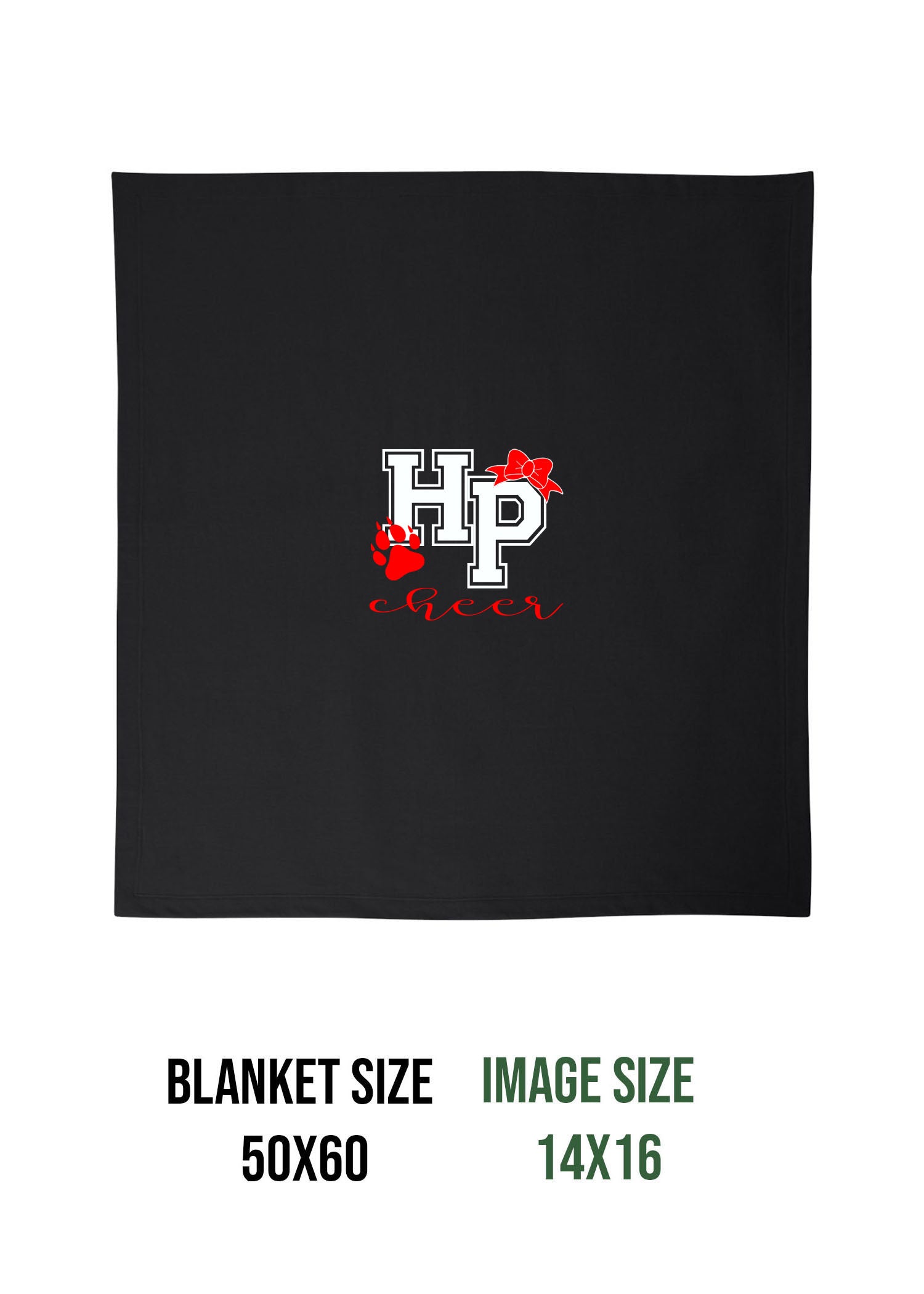 High Point Cheer Design 3 Blanket