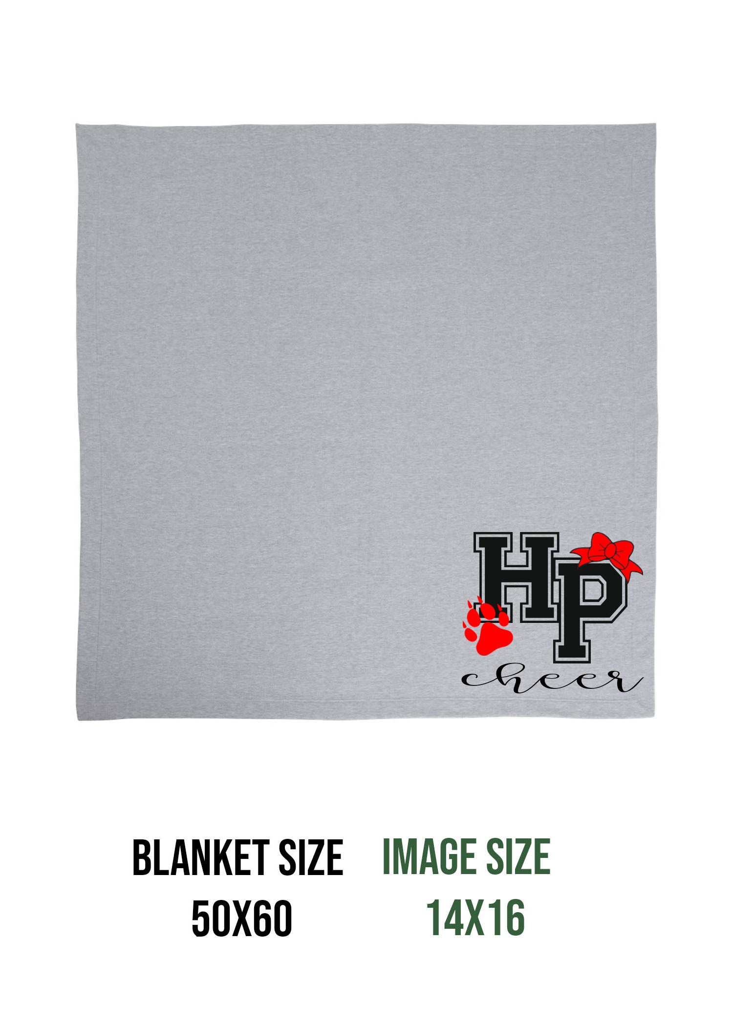 High Point Cheer Design 3 Blanket