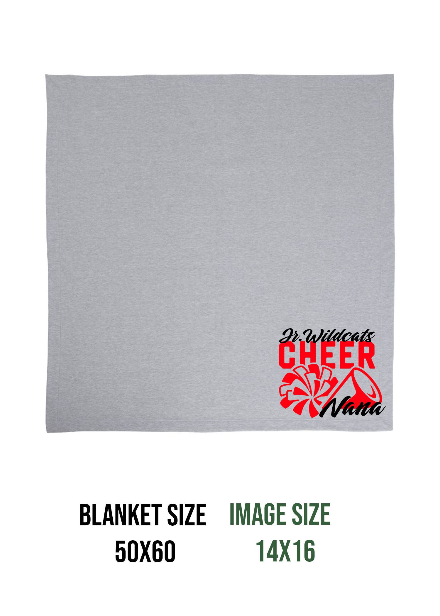 High Point Cheer Design 4 Blanket