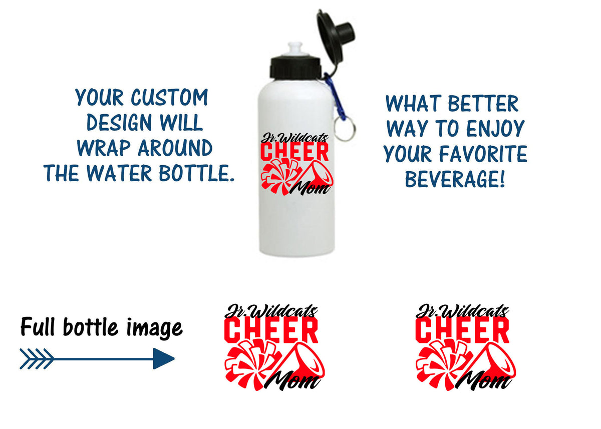 High Point Cheer Design 4 Water Bottle