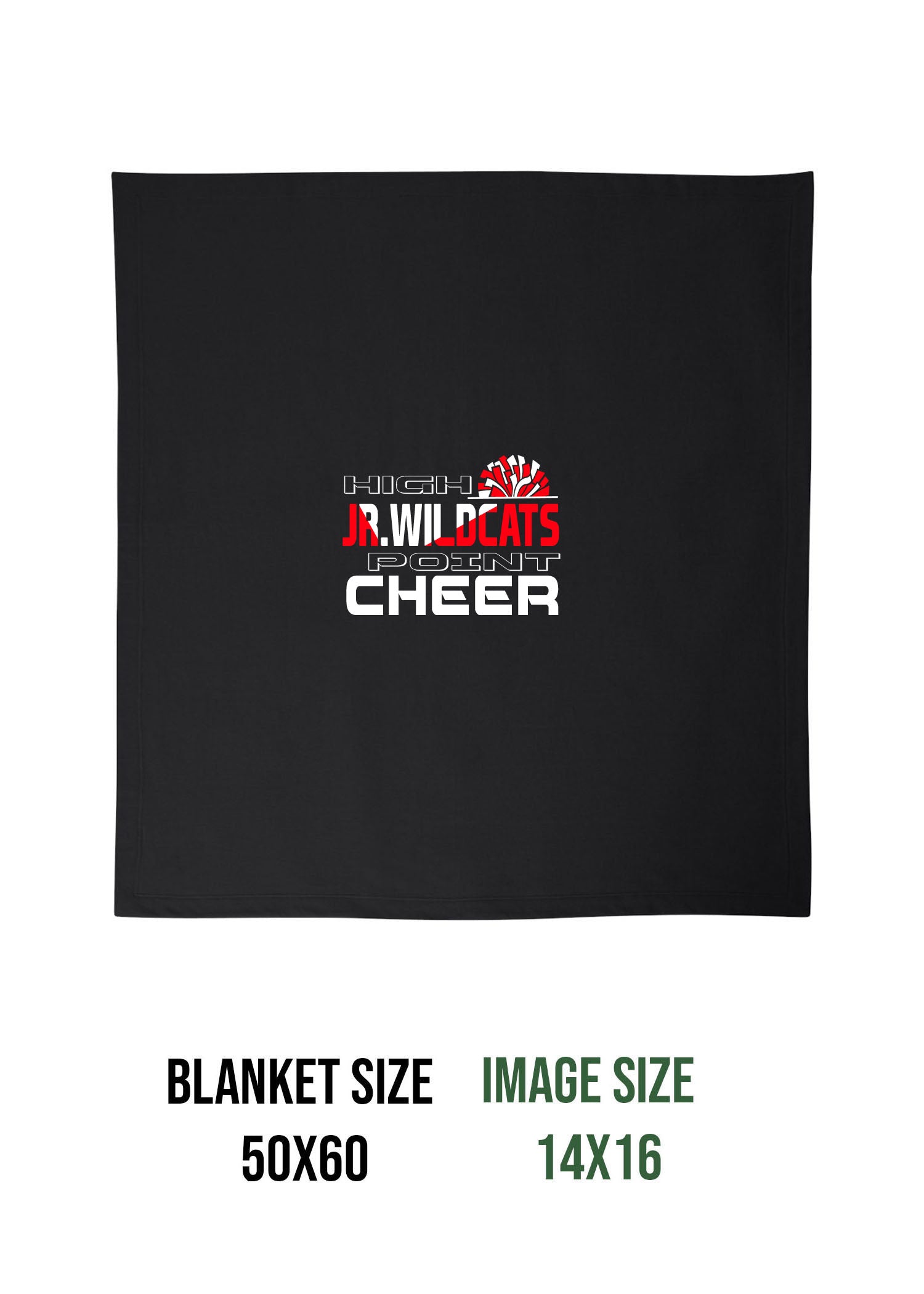 High Point Cheer Design 5 Blanket