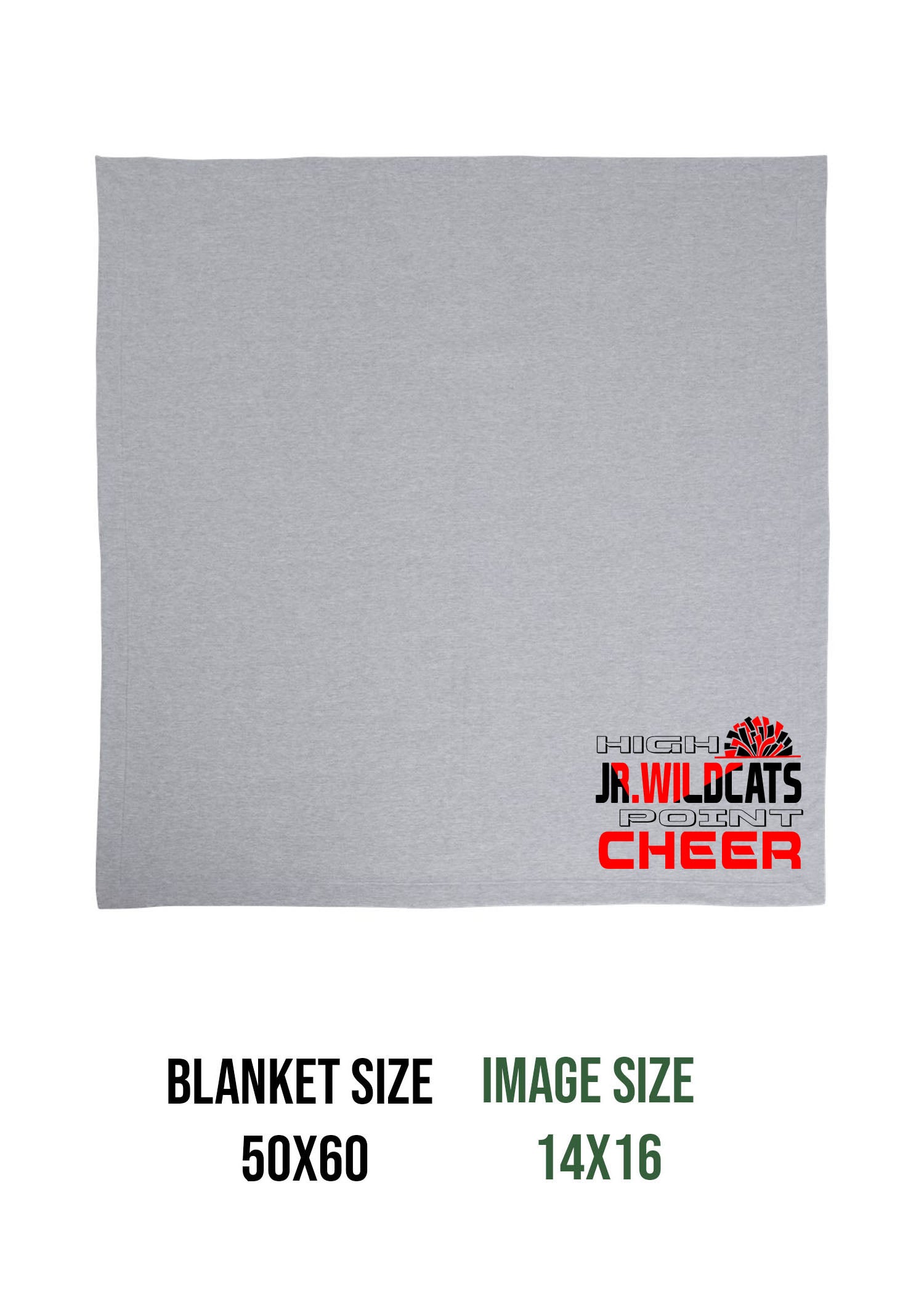 High Point Cheer Design 5 Blanket