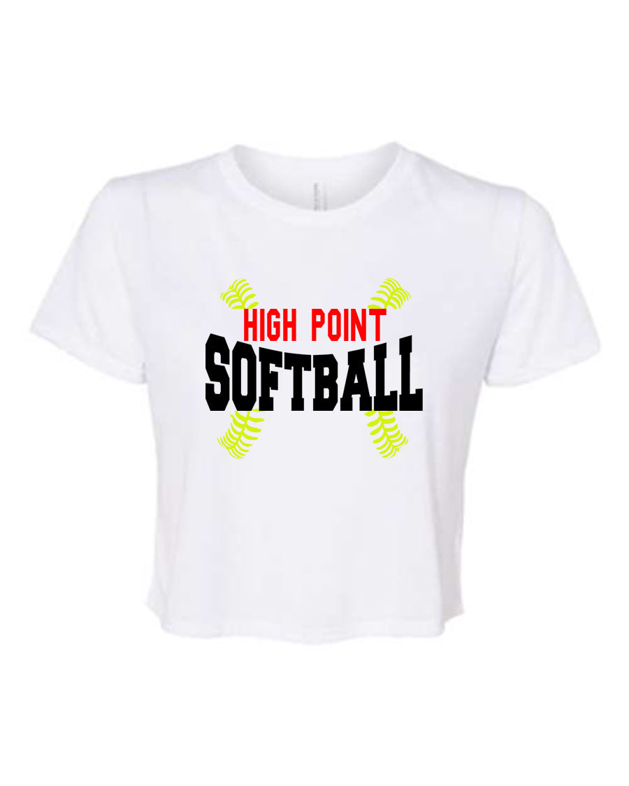 High Point Softball design 1 Crop Top