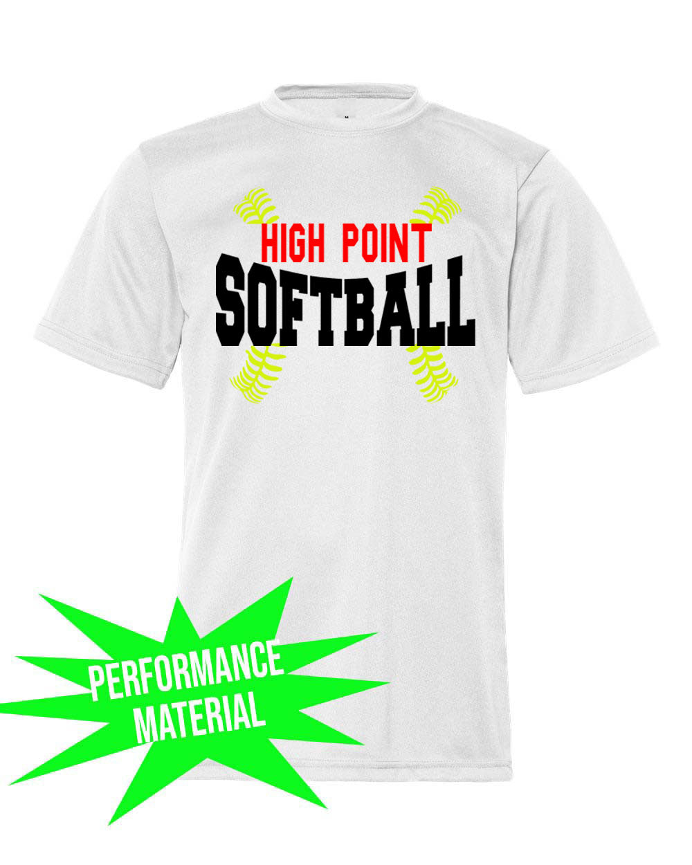 High Point Softball Performance Material design 1 T-Shirt
