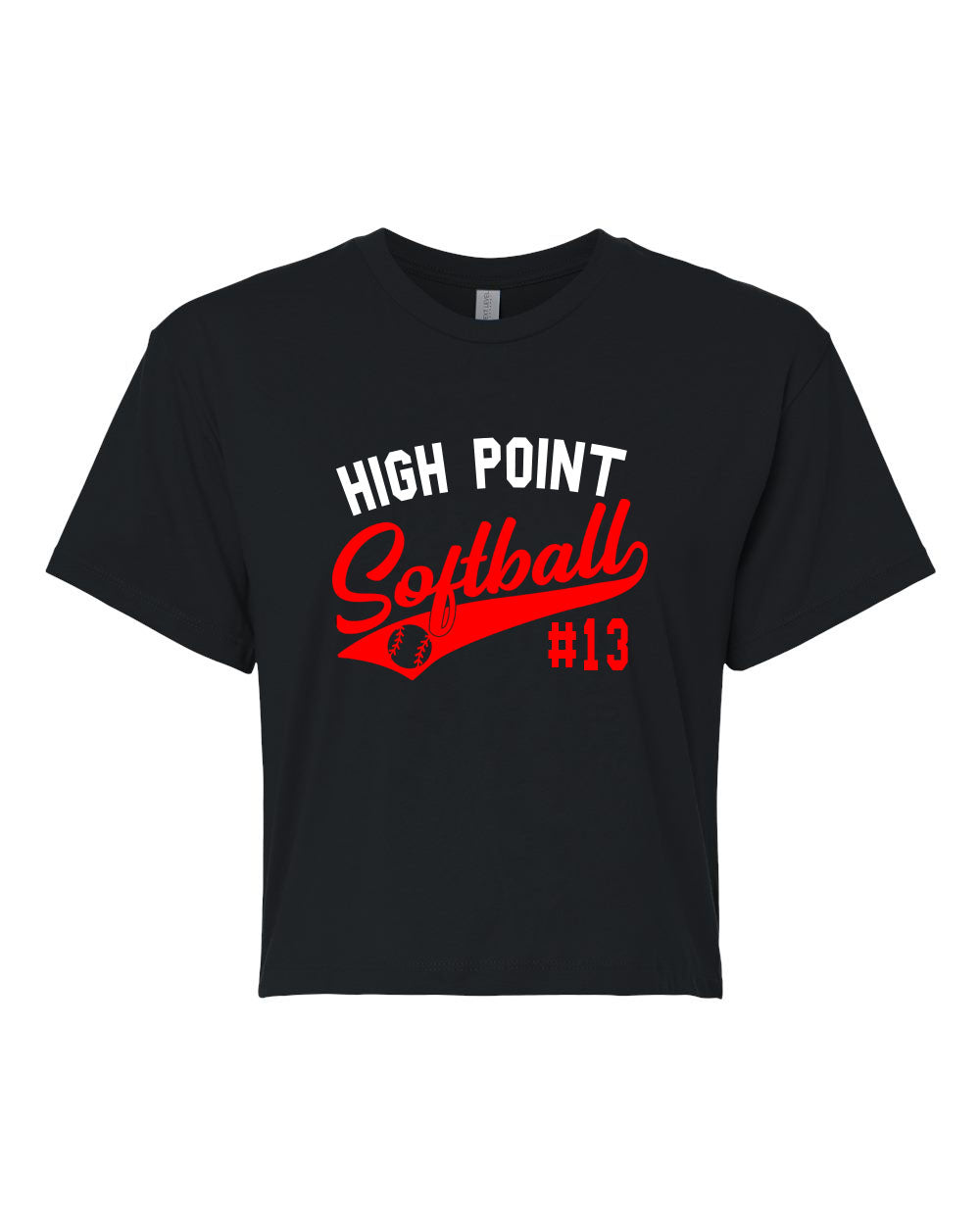 High Point Softball design 2 Crop Top