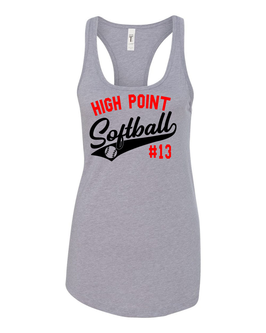 High Point Softball Design 2 Tank Top