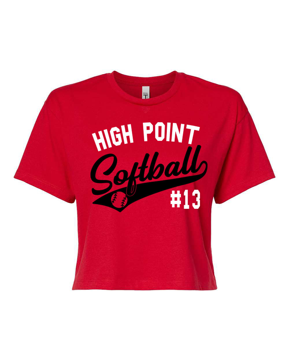 High Point Softball design 2 Crop Top