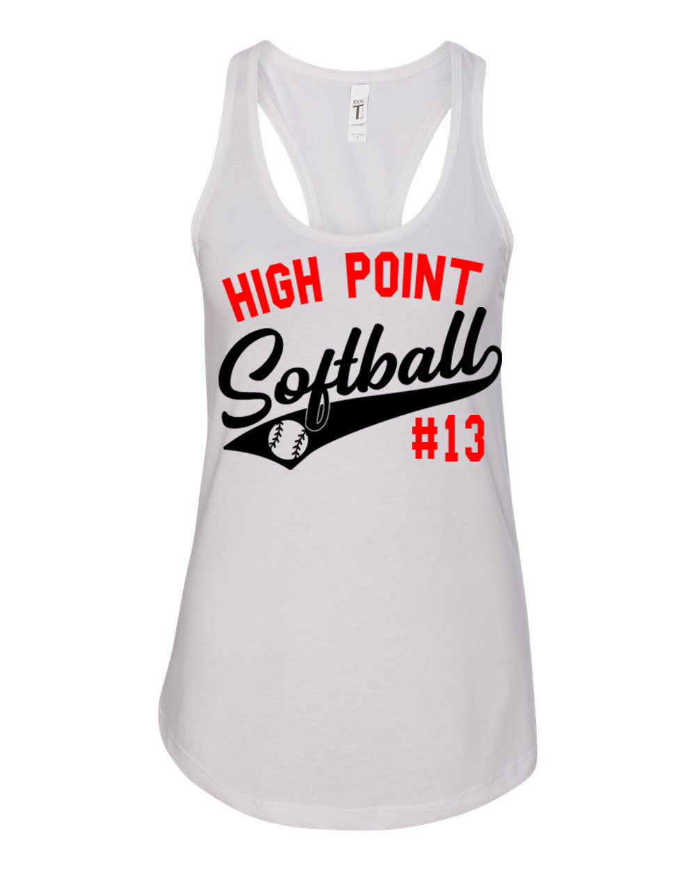 High Point Softball Design 2 Tank Top