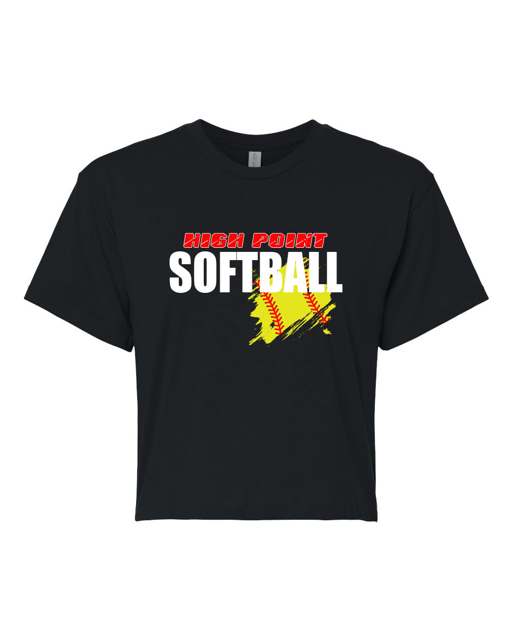 High Point Softball design 3 Crop Top