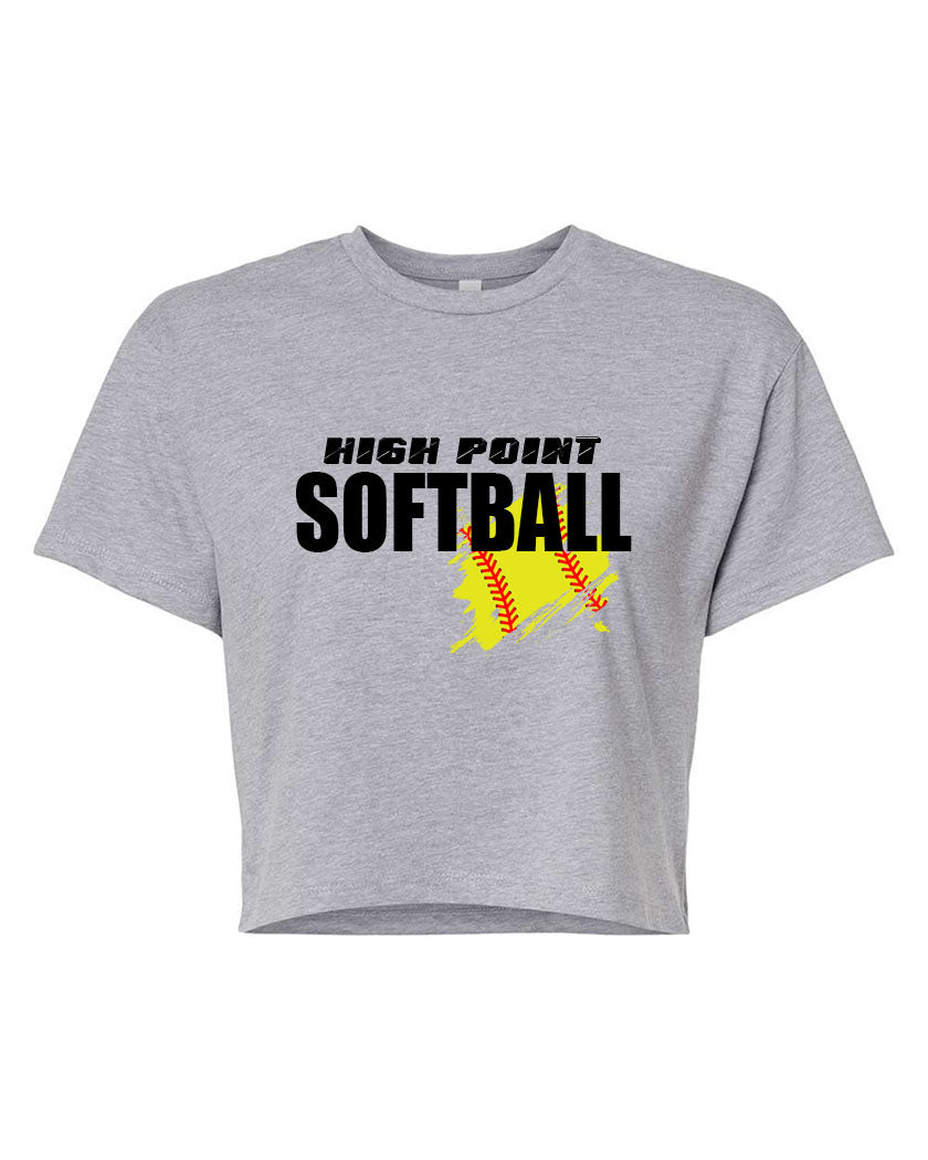 High Point Softball design 3 Crop Top