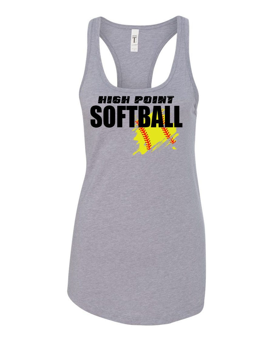 High Point Softball Design 3 Tank Top